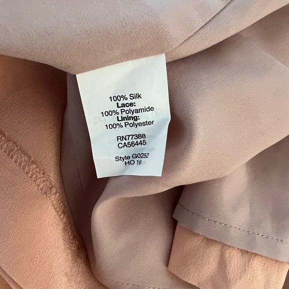 MADEWELL Silk Lowlight Lace-Inset Midi Dress - Picture 9 of 10